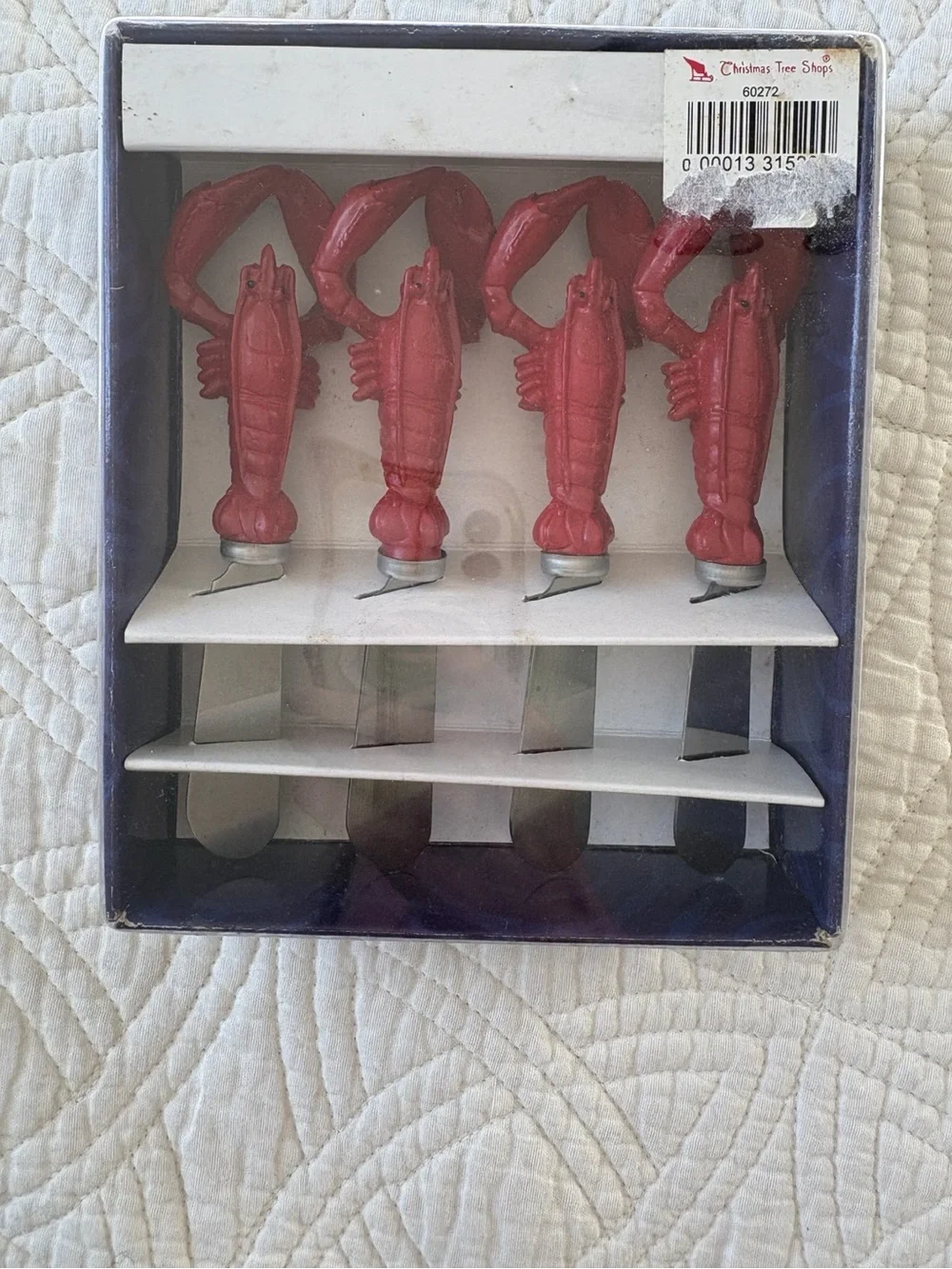 Lobster-Handle Cheese Knife Set - 4-Piece